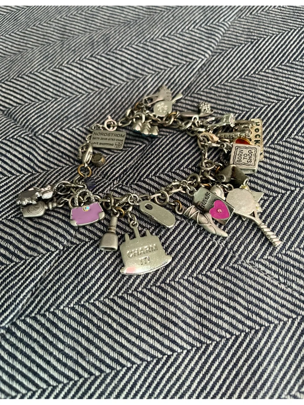 Charm It! Silver-Tone Charm Bracelet
